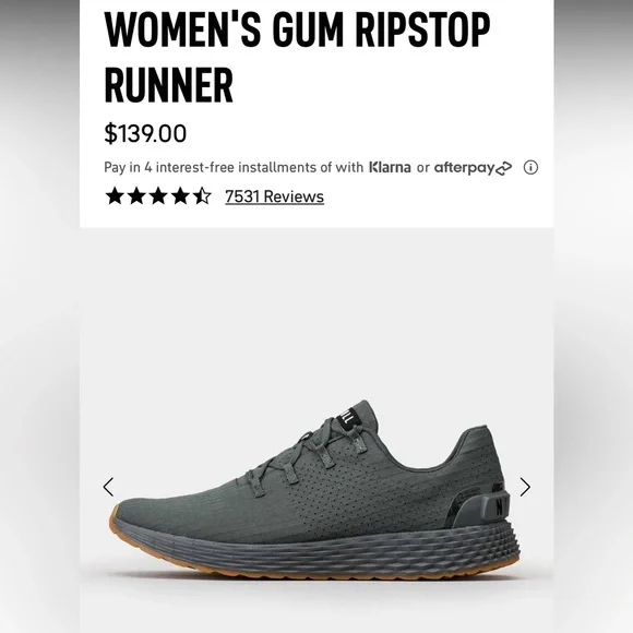 NOBULL | Shoes | Nobull Gum Ripstop Runner Crosstraining  display picture 3